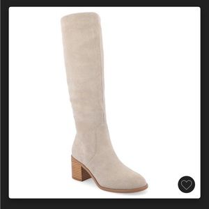 New-Romilly by Journee Collection, the classic knee-high boot- Suede